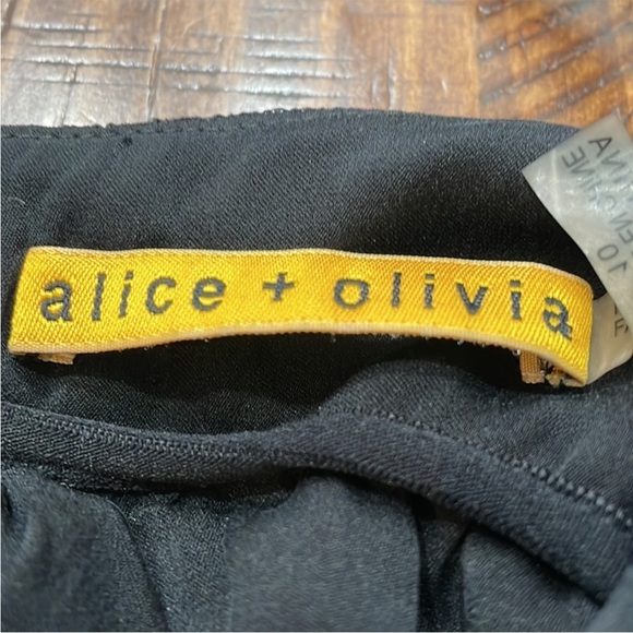 ALICE + OLIVIA Mini Black Lace Dress - Picture 11 of 15